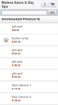 Mobile Screenshot of mateosdayspa.biz